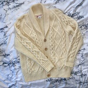 Vintage ✌️ Tiburon Bay Knit Cardigan. 100% Wool. Women Size Large.